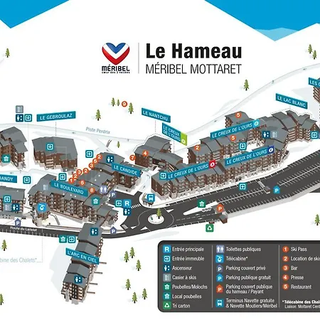 Apartamento La Grande Ourse - 4 Pieces, 6 Personnes Méribel